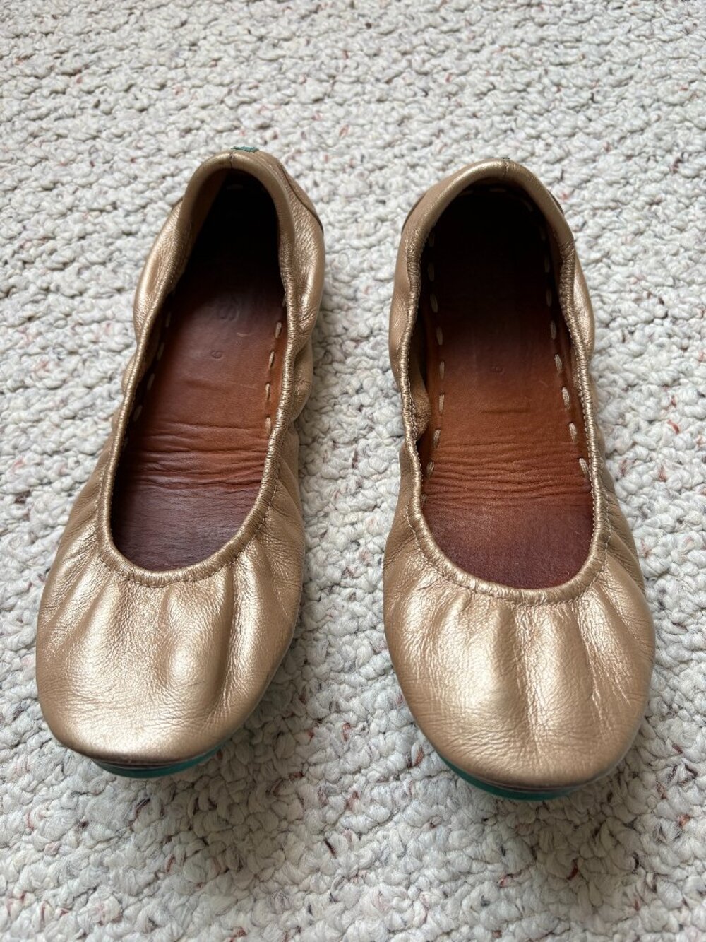 Tieks Ballet Flats in Metallic Gold